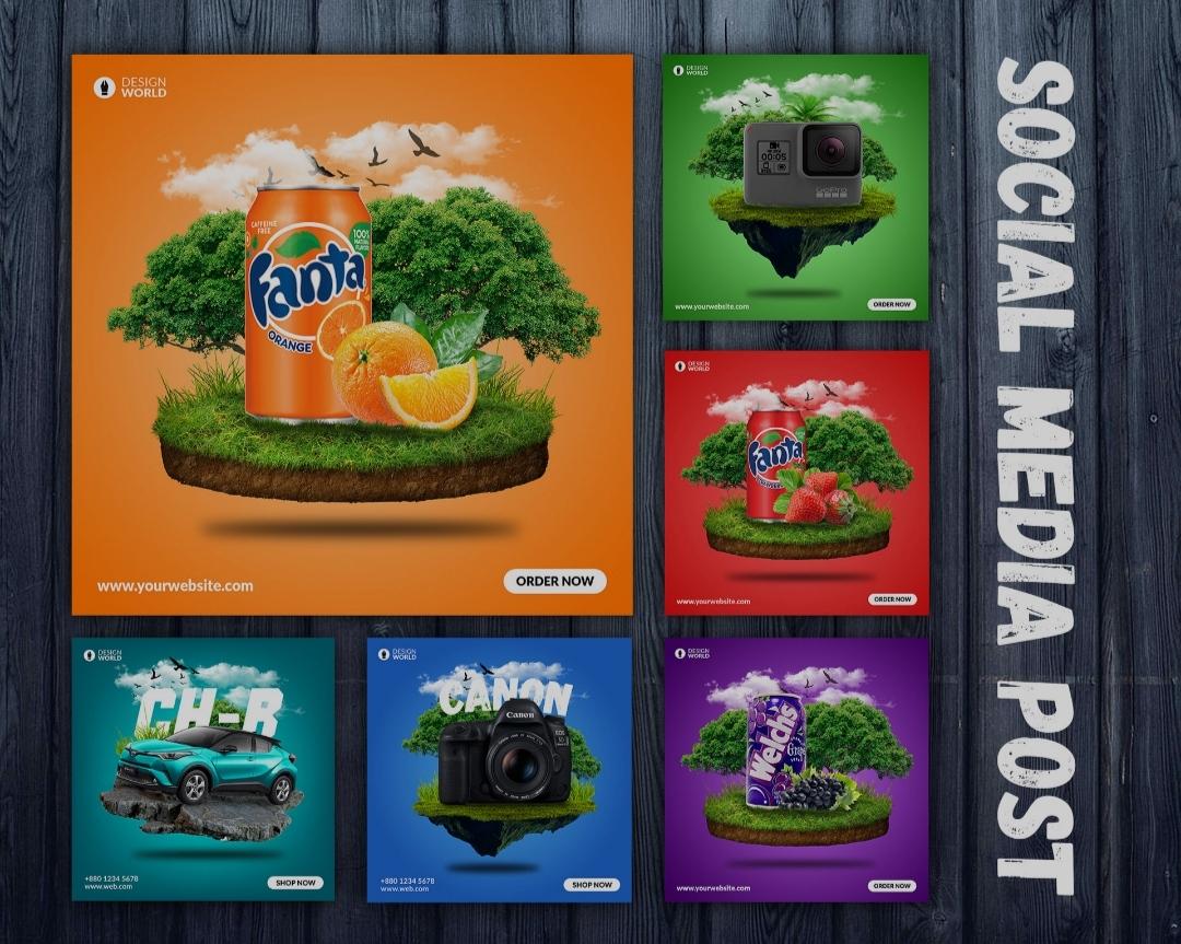 I am expert in making professional advertise with HQ ...