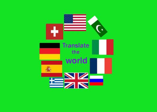 Translation from English into any language or vice ve...