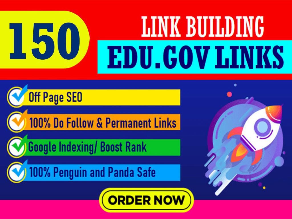Manual Create 150 EDU & GOV Backlinks to get goog...