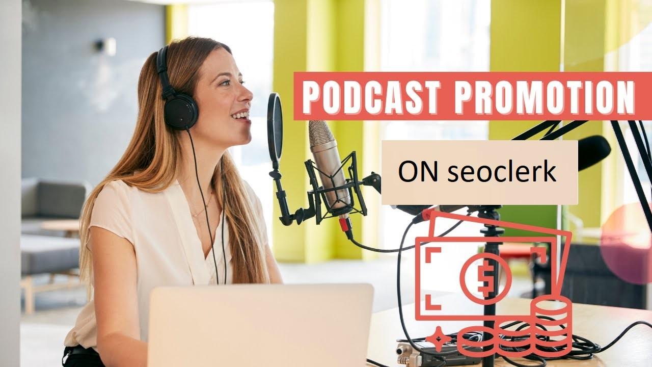 Podcast promotion to increase popularity with huge do...