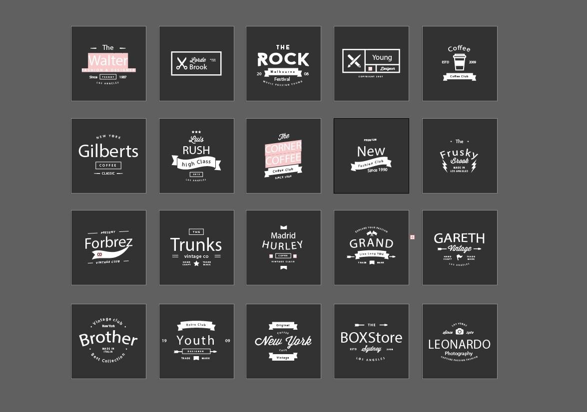 I will create an amazing minimal logos. minimal badge...