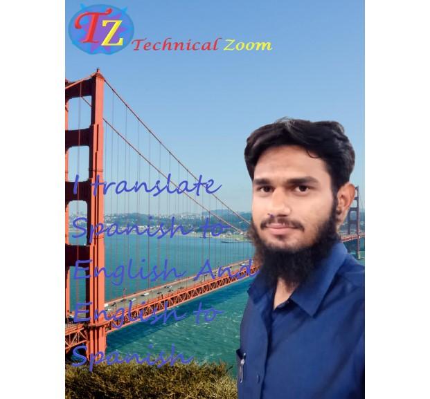 I will translate english to spanish and spanish to en...