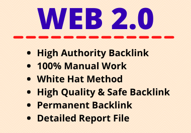 Top ranking High authority 35 web2.0 search ranking f...