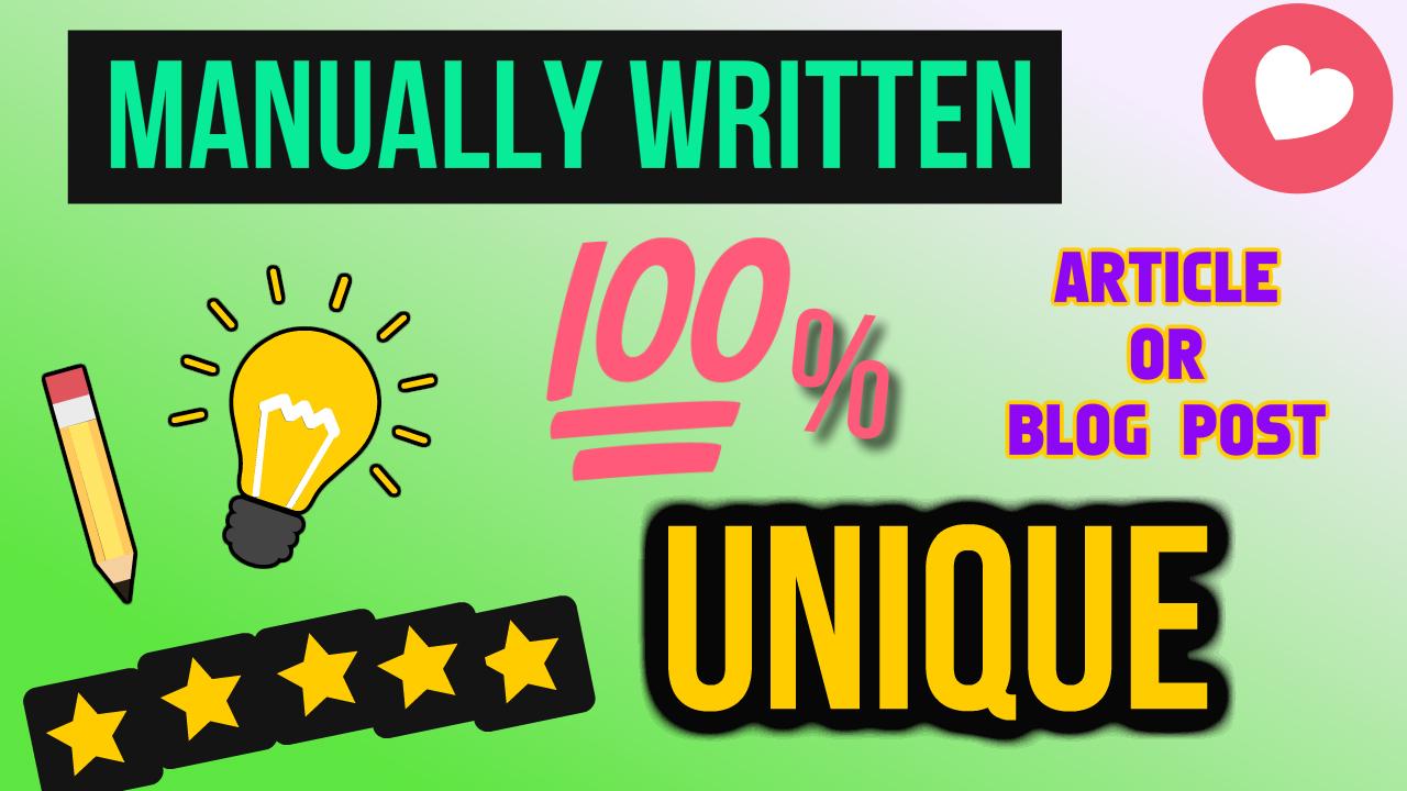 1000 word SEO article writing or blog post writer