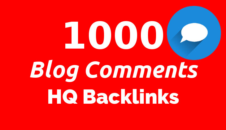 5 x Order - 1000 Blog Comments HQ Backlinks for SEO o...