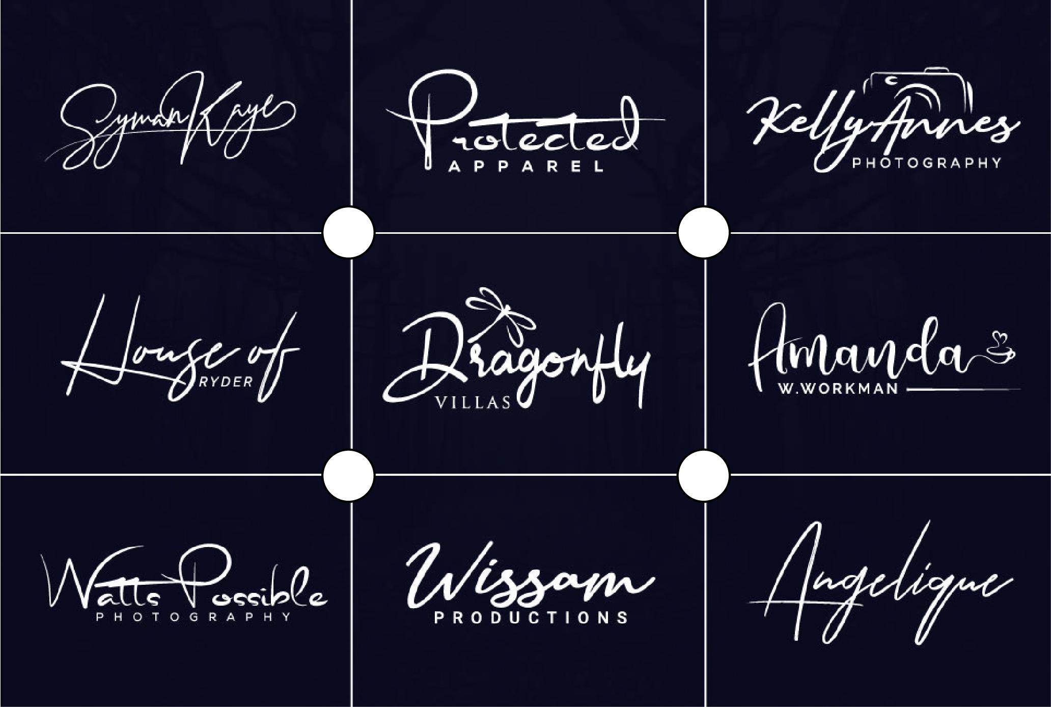 I will design a luxury hand lettering signature logo ...