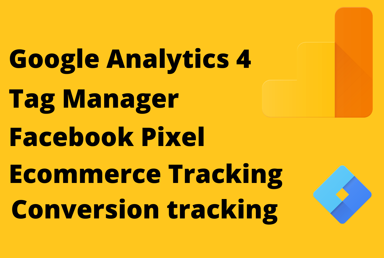setup google analytics 4. ecommerce tracking and goog...