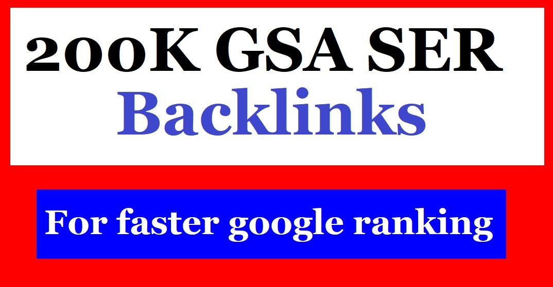 200 K GSA SER Backlinks for your search engine rankin...
