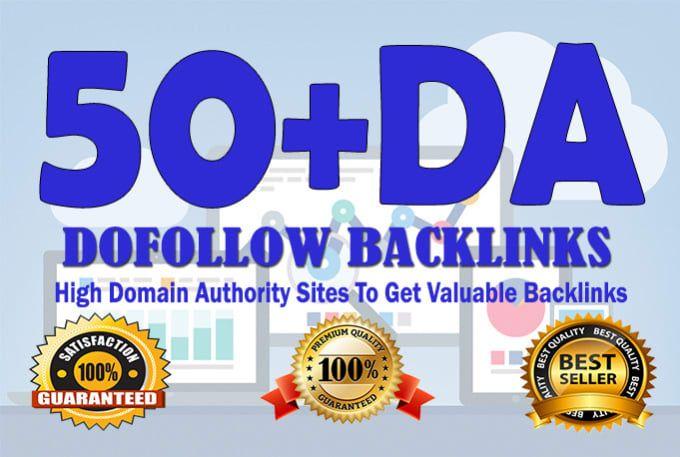 I will give you 10 high DA 50+ dofollow PBN backlinks