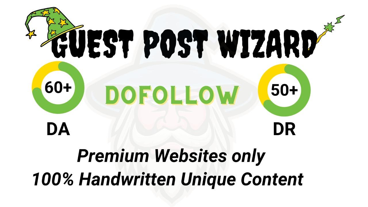 Create 10 Guest post on real traffic website which wi...