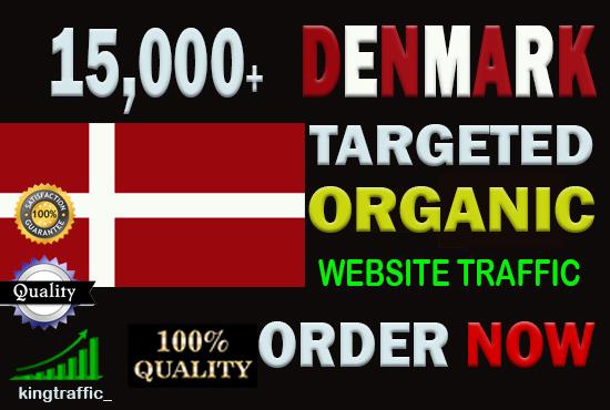 15,000 High Quality Danish web visitors real targeted...