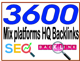 I will do 350 follow backlinks with mix platforms