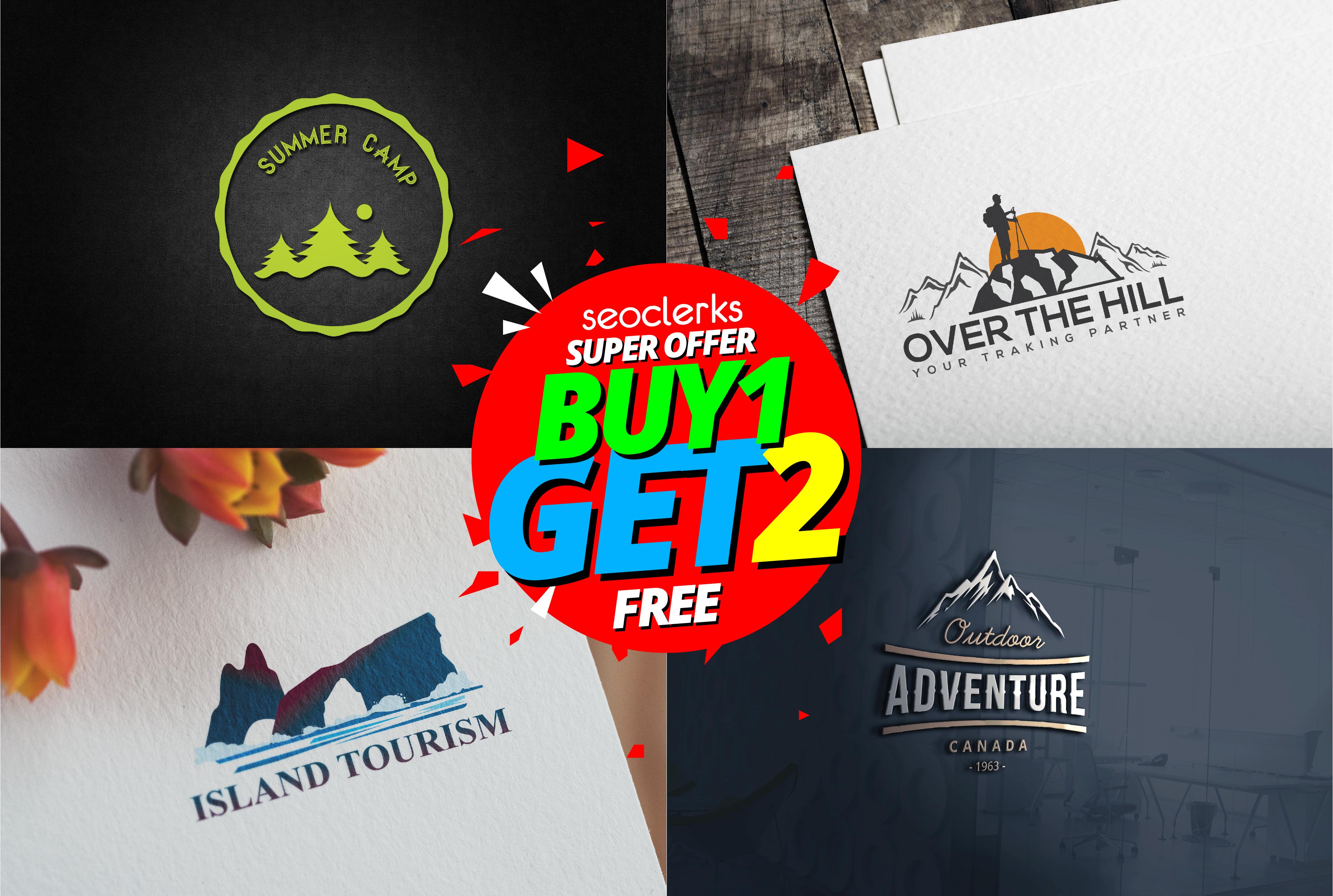 I will Design 3 travel tour blog vlog website logo fo...