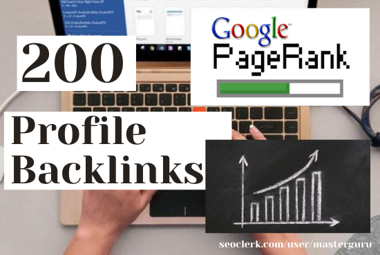 I will provide you 200 profile backlinks for your sit...