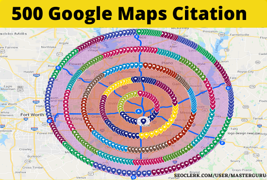 I Will Create 500 Google Map Point Citation For Your ...