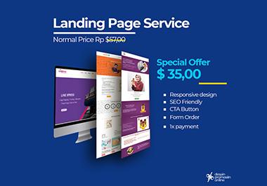 Make Landing Page with high Conversion for your busin...