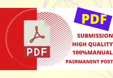 22 PDF Submission High Authority Low Spam Score Websi...