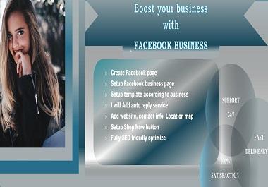 I will design create and optimize Facebook business p...