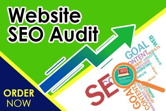 I will provide SEO audit and action plan with your co...