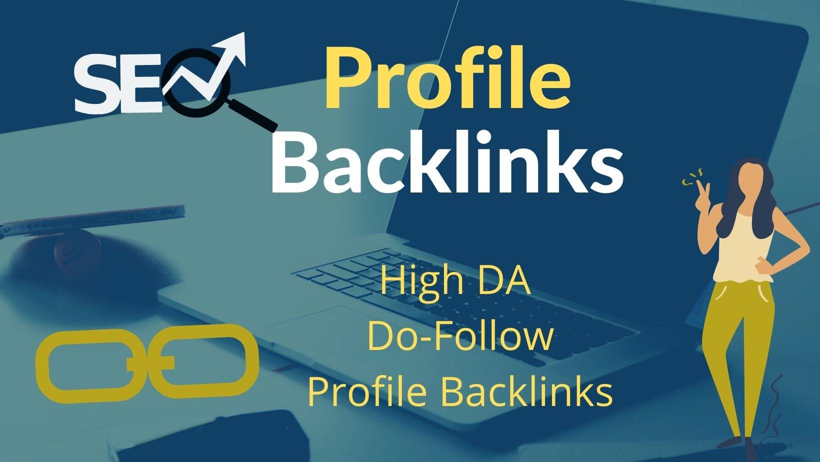 I Will Build 50+ profile backlinks high authority do ...