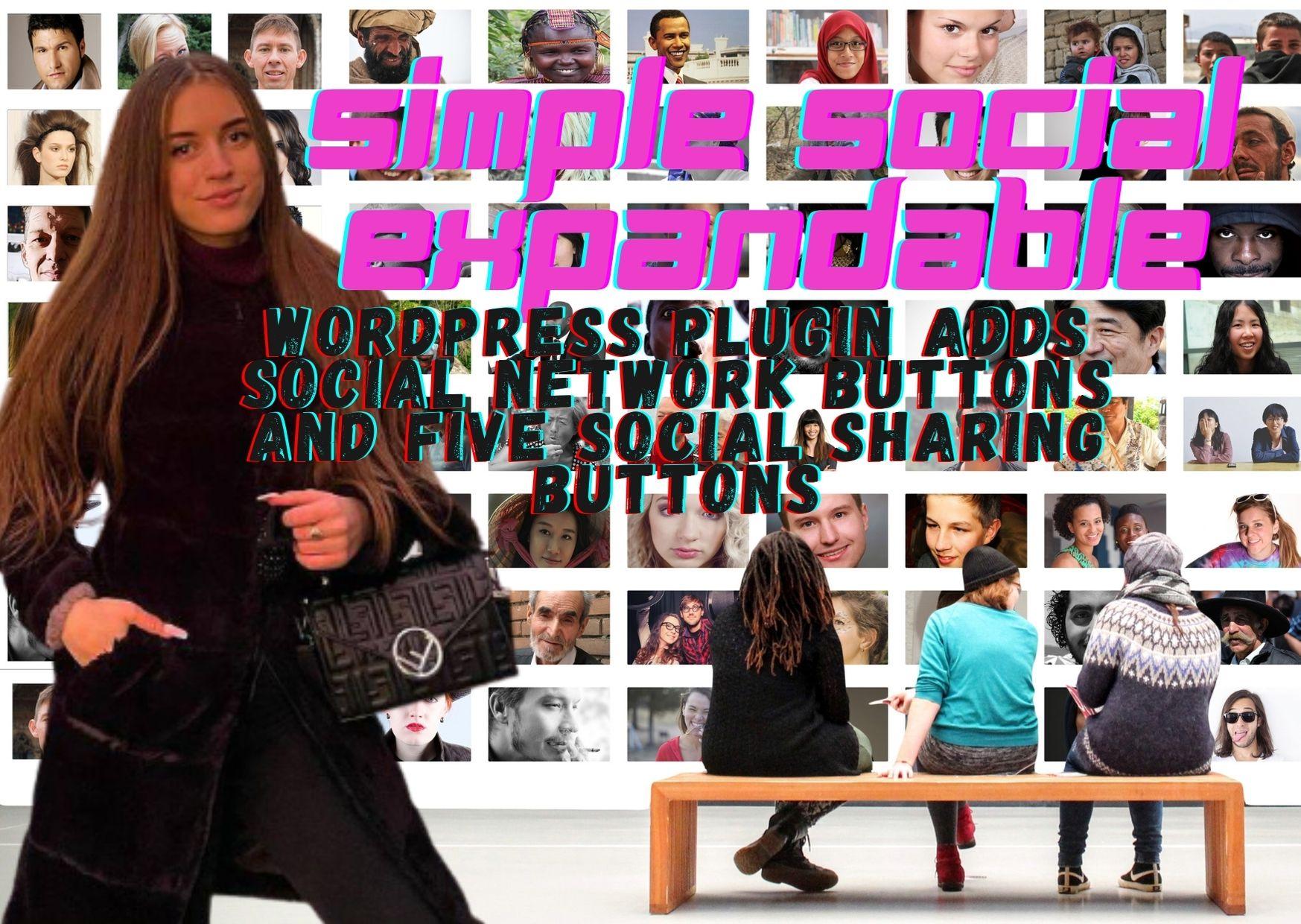 Simple Social Expandable Wordpress plugin adds