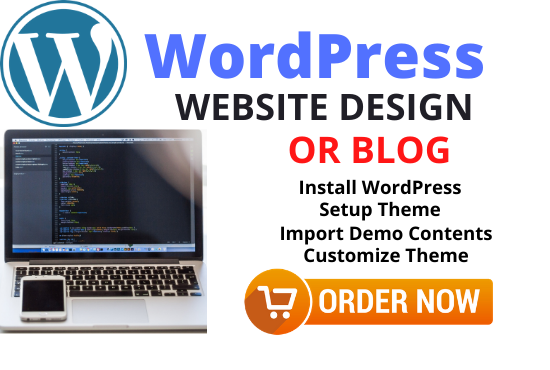 I will design responsive wordpress website or blog