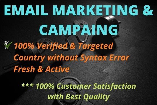 I will provide you 1k active & valid 100 profitab...