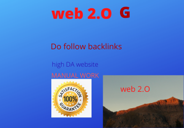 27 Web 2.0 High authority contextual backlines perman...