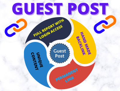 Write and Publish 10 guest post unique article High D...