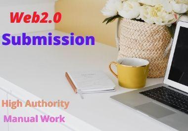 I will build 50 high quality web2.0 do-follow backlin...