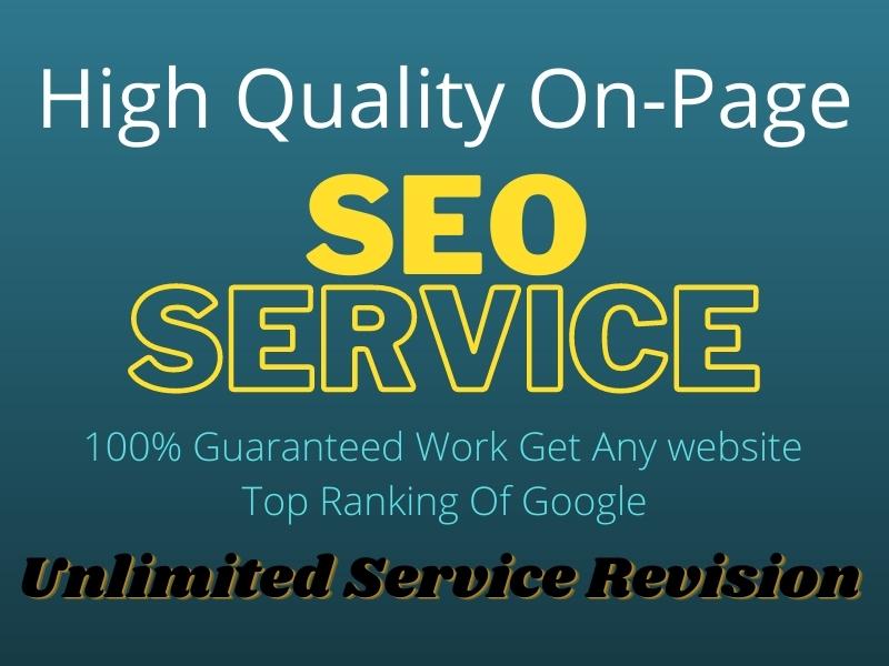 High Quality SEO Service To Get Top Ranking Of Google