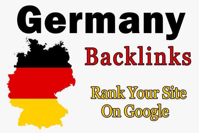 I will 20 permanent German de backlinks from Germany ...