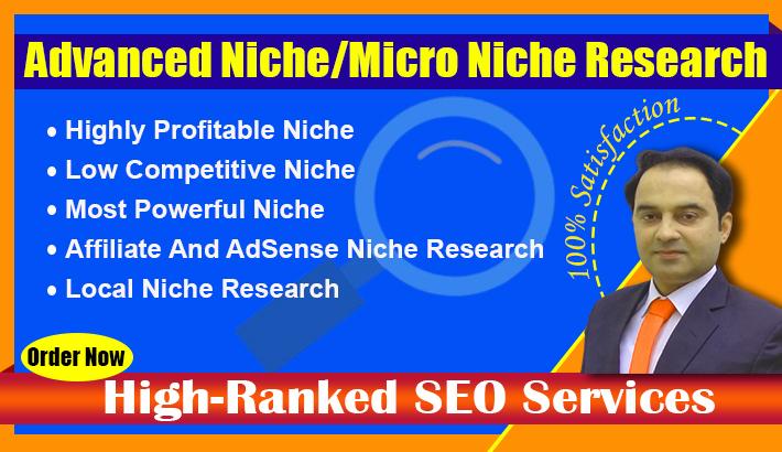 I will find you Highly Profitable Niches/Micro Niches...