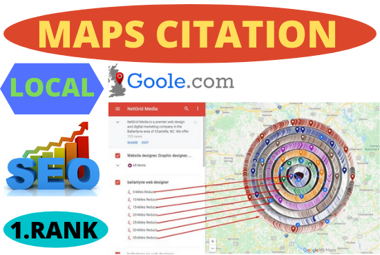 200 Google Maps Citation for local seo to rank your g...
