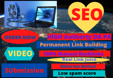 20 Video Submission high authority high da permeant b...