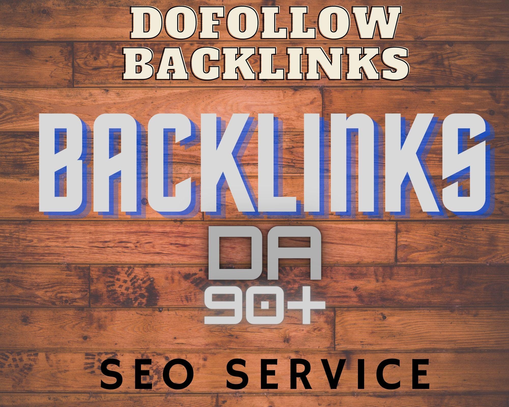 I build high quality dofollow SEO backlinks link buil...