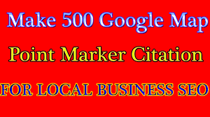 Make 500 Google Map Point Marker Citation