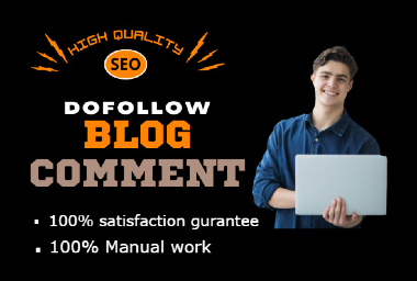 I Will give 100 High Quality Dofollow Blog Comments B...