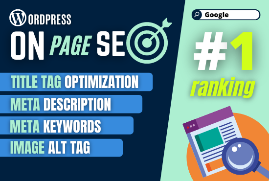I will provide wordpress on page SEO optimization ser...
