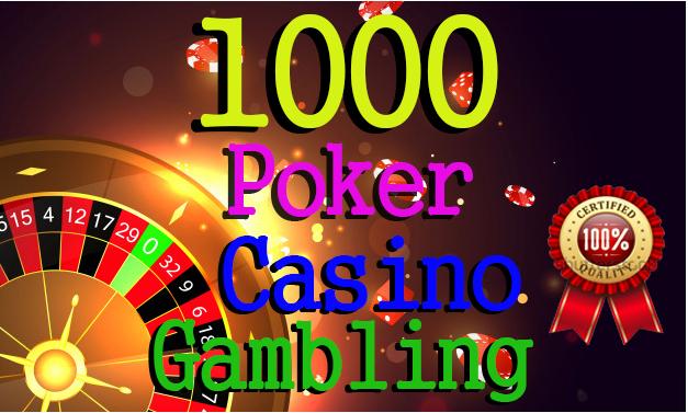 1000 CASINO, Poker, Gambling, Judi bola, High Qua...