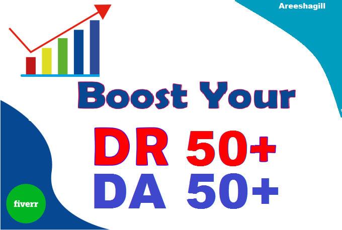 I will increase domain rating DR 50 ahrefs with dofol...