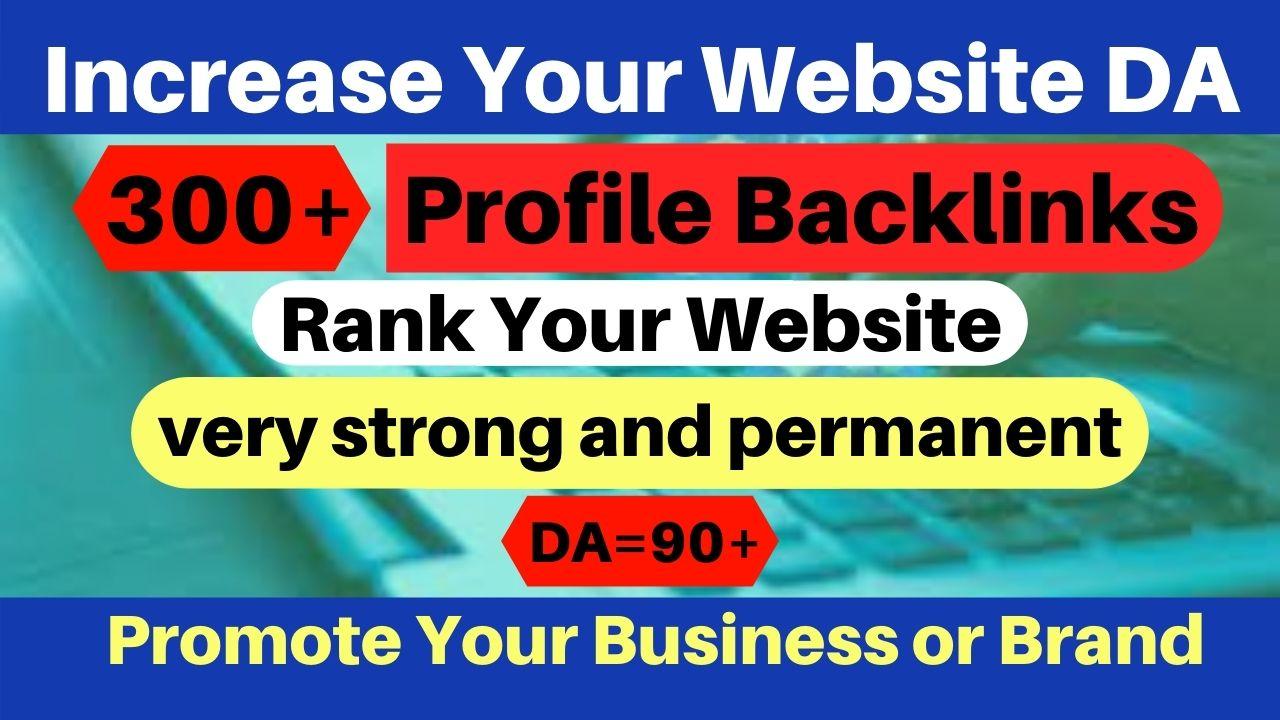 I will provide 300 HQ Safe High social profile creati...