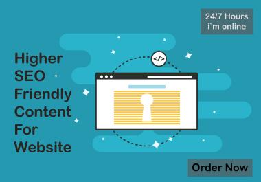 SEO friendly Content 2000 words for Website