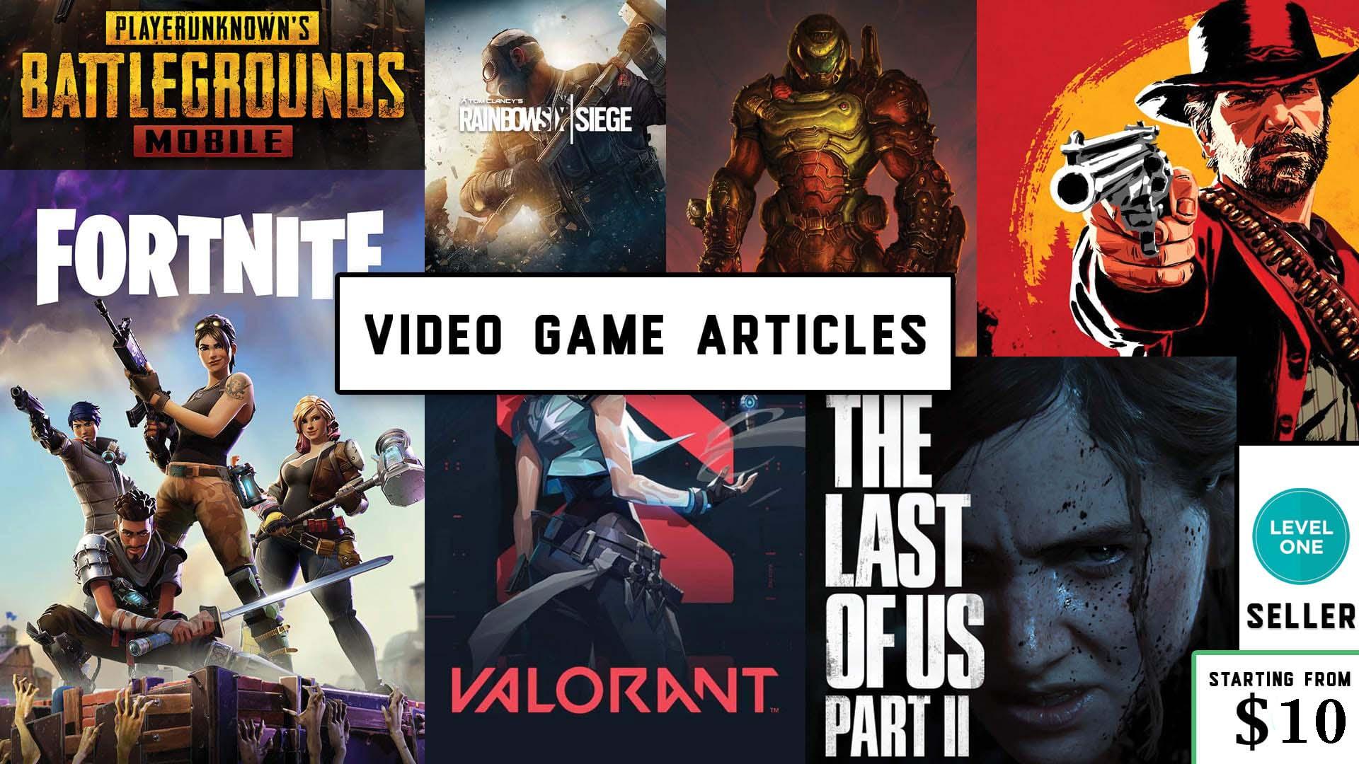 I will write gaming articles and gaming video scripts