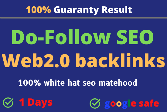 I will build 5th high-quality do-follow SEO web2.0 ba...