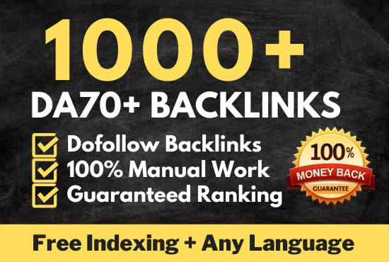 1000 authority white hat dofollow contextual manual b...