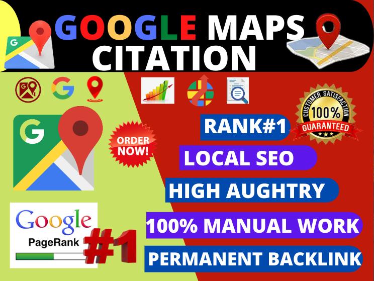 Manual 200 Google maps Citation for local SEO and goo...