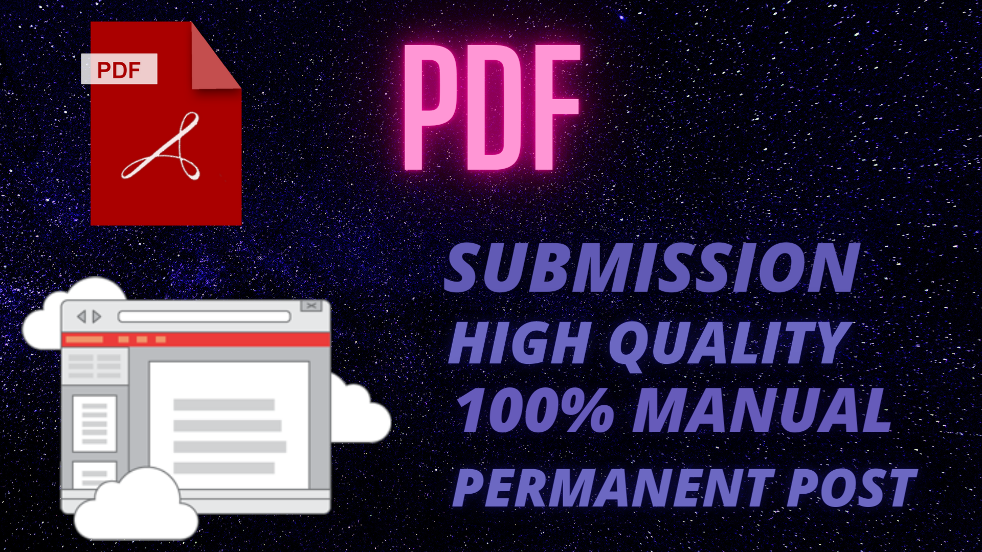 20 PDF submission high DA low-spam score website perm...