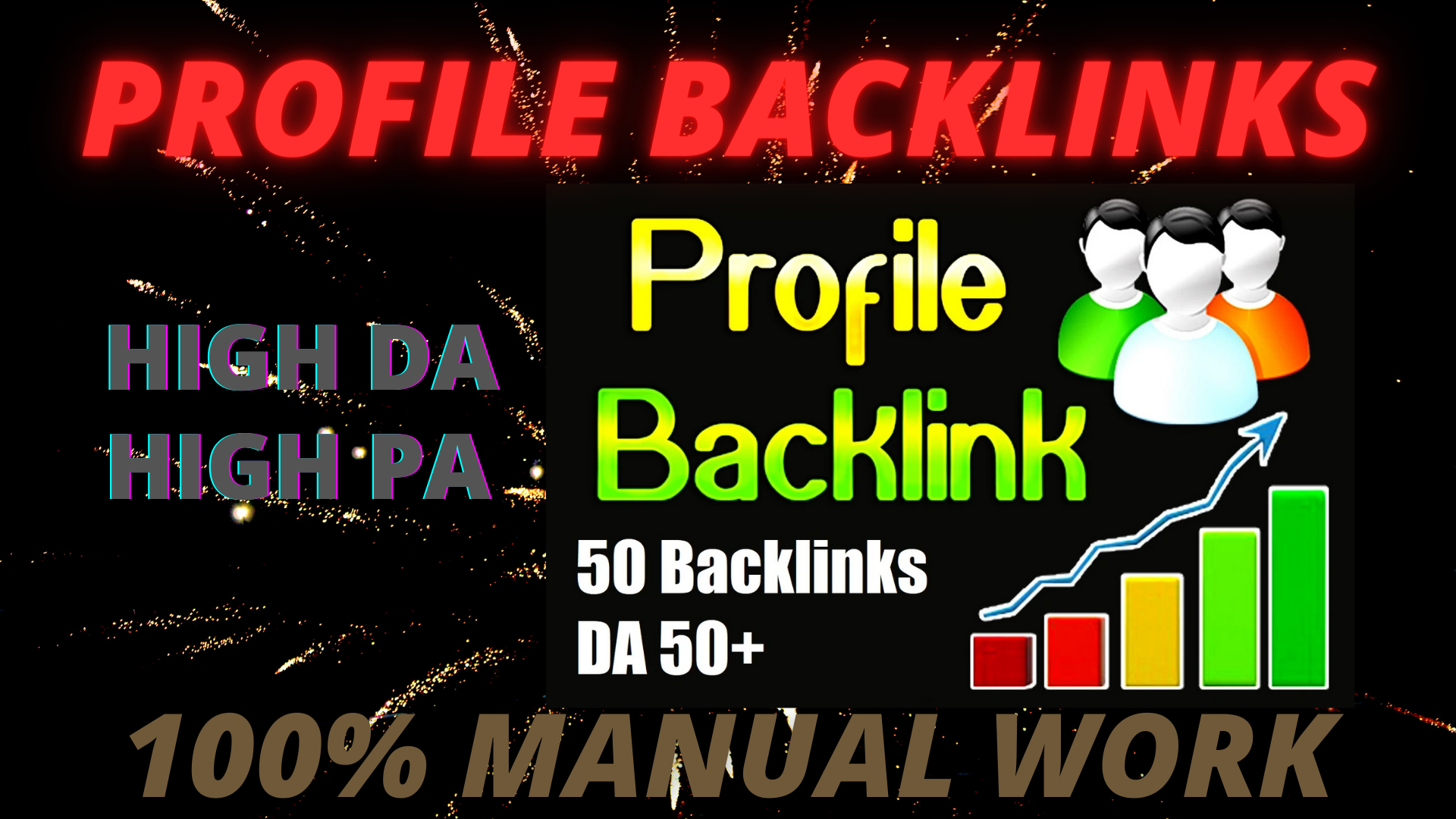 23 manual profile backlinks white hat High DA link bu...
