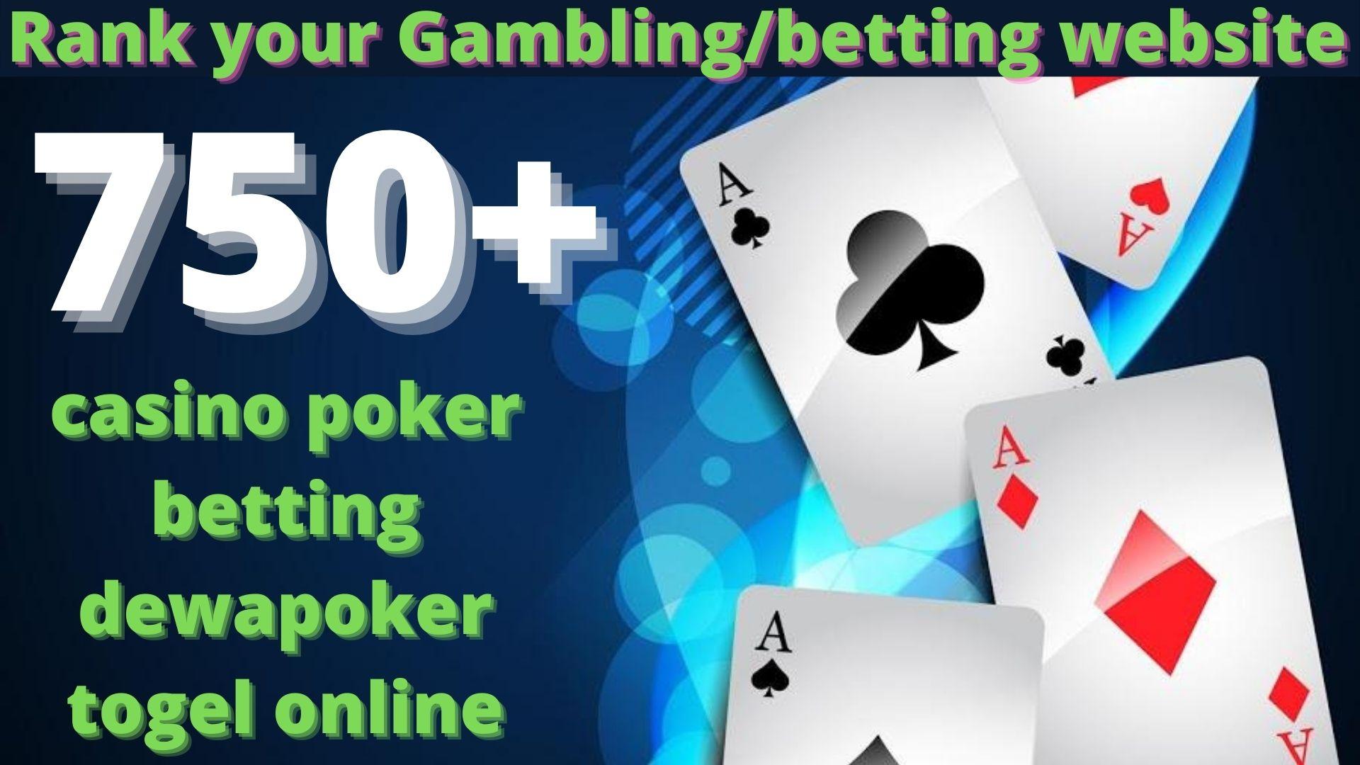 750+ High Quality Homepage Backlink Casino, Poker, ...